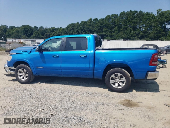 2022 Ram 1500 Laramie z VIN 1C6SRFJT1NN179158, wystawiony jako Copart lot #66940154 z przebiegiem 54 818 mil mil oraz Czysty tytuł • Clean title. Historia ofert i sprzedaży dostępna na DreamBid. Obrazek 2.