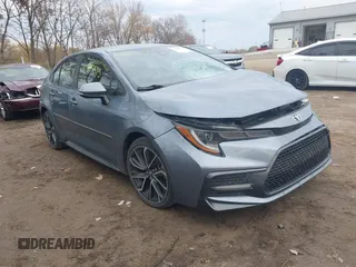 2020 Toyota Corolla SE with VIN JTDS4RCE6LJ013794, listed as a IAAI auction lot 40849373 with 58,814 mi miles. Bid and sale history available at carsss.com. Image 1.