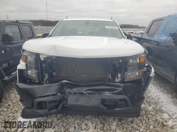 2021 Chevrolet Silverado 1500 Work Truck with VIN 3GCNWAEH0MG295904, listed as a Copart auction lot 46837045 with 58,931 mi miles and Clean Title. Bid and sale history available at carsss.com. Image 5.