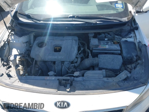 2017 Kia Forte LX with VIN 3KPFL4A70HE008347, listed as a IAAI auction lot 42028615 with 1 mi miles. Bid and sale history available at carsss.com. Image 10.