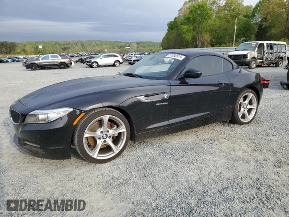 2016 BMW Z4 sDrive28i with VIN WBALL5C50GP557837, listed as a Copart auction lot 51038615 with 59,878 mi miles and Salvage Title. Bid and sale history available at carsss.com. Image 1.