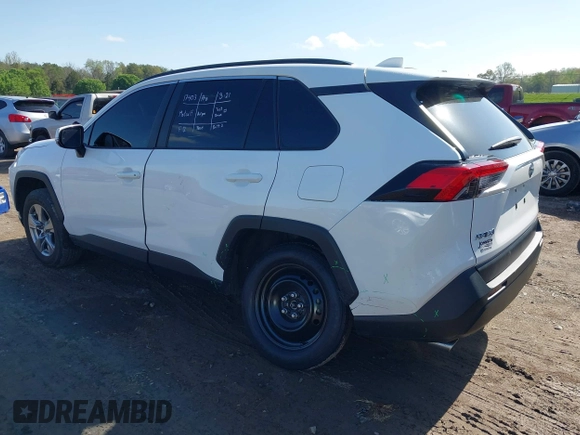 2023 Toyota RAV4 XLE with VIN 2T3P1RFV0PC327363, listed as a IAAI auction lot 41908790 with 17,526 mi miles. Bid and sale history available at carsss.com. Image 3.