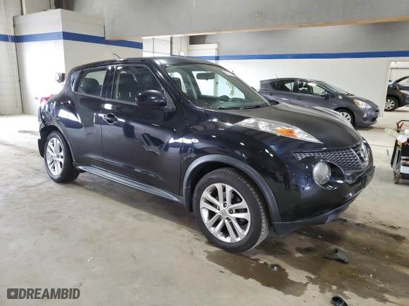 2014 Nissan Juke S with VIN JN8AF5MR8ET354674, listed as a Copart auction lot 53100175 with 118,041 mi miles and Salvage Title. Bid and sale history available at carsss.com. Image 4.