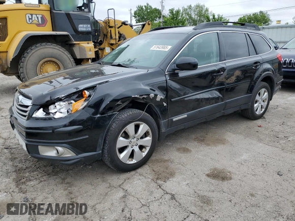 2011 Subaru Outback Limited Power Moon with VIN 4S4BREKC2B2388001, listed as a Copart auction lot 57643985 with 189,406 mi miles and Salvage title. Bid and sale history available at DreamBid. Image 1.