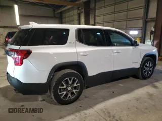 2021 GMC Acadia SLE with VIN 1GKKNKLA2MZ180842, listed as a Copart auction lot 46275615 with 26,701 mi miles and Salvage Title. Bid and sale history available at DreamBid. Image 3.