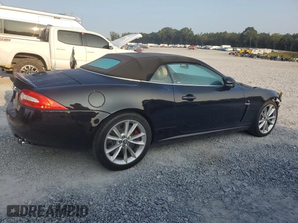 2010 Jaguar XK XKR with VIN SAJWA4ECXAMB35230, listed as a Copart auction lot 70893904 with 23,209 mi miles and Salvage Title. Bid and sale history available at carsss.com. Image 3.