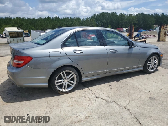 2014 Mercedes-Benz C 250 Sport with VIN WDDGF4HBXER320459, listed as a Copart auction lot 60655285 with 125,954 mi miles and Clean title. Bid and sale history available at DreamBid. Image 3.