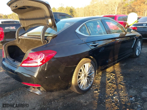 2020 Genesis G70 2.0T with VIN KMTG64LA1LU056066, listed as a IAAI auction lot 41139287 with 23,727 mi miles. Bid and sale history available at carsss.com. Image 4.