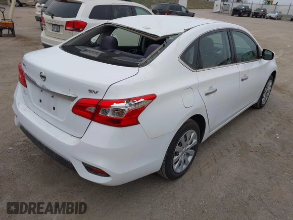 2017 Nissan Sentra S with VIN 3N1AB7APXHY323723, listed as a IAAI auction lot 41941851 with 108,996 mi miles and . Bid and sale history available at carsss.com. Image 4.