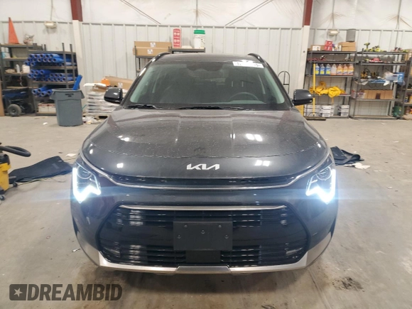 2023 Kia Niro EX with VIN KNDCR3LE0P5038126, listed as a Copart auction lot 42741815 with 56,347 mi miles and Salvage Title. Bid and sale history available at carsss.com. Image 5.