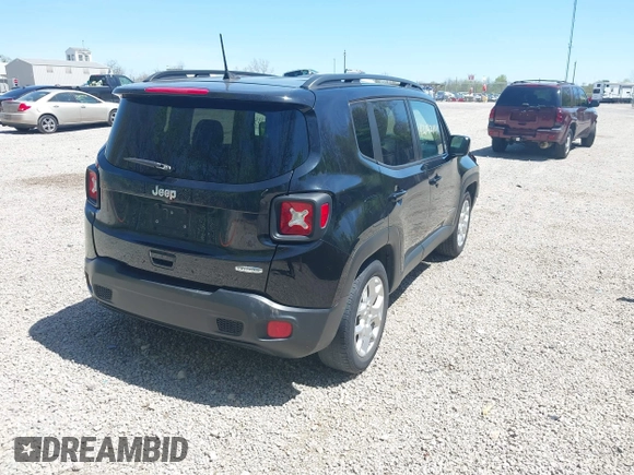 2018 Jeep Renegade Latitude with VIN ZACCJABB8JPH23377, listed as a IAAI auction lot 42142134 with 42,202 mi miles and . Bid and sale history available at DreamBid. Image 4.
