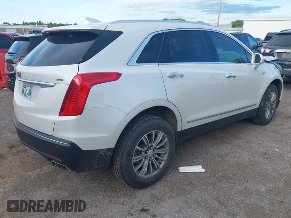 2017 Cadillac XT5 Luxury FWD with VIN 1GYKNBRS9HZ184172, listed as a IAAI auction lot 42135274 with 115,626 mi miles and . Bid and sale history available at DreamBid. Image 4.