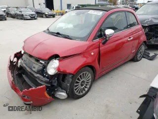 2016 FIAT 500 Lounge z VIN 3C3CFFER9GT122184, wystawiony jako Copart lot #88707135 z przebiegiem 49 071 mil mil oraz Szkoda całkowita • Salvage title. Historia ofert i sprzedaży dostępna na DreamBid. Obrazek 1.