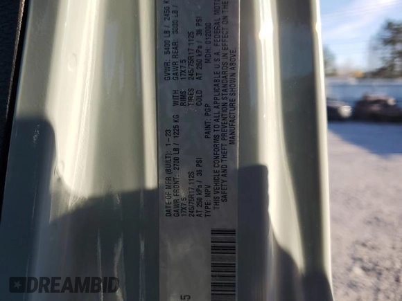 2023 Jeep Wrangler Sport with VIN 1C4HJXDNXPW635345, listed as a Copart auction lot 80929674 with 29,229 mi miles and Salvage Title. Bid and sale history available at DreamBid. Image 13.
