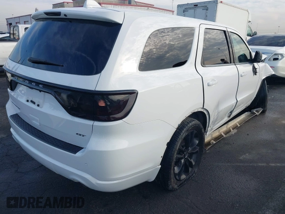 2020 Dodge Durango GT with VIN 1C4RDHDG8LC259467, listed as a IAAI auction lot 40994886 with 82,509 mi miles and . Bid and sale history available at DreamBid. Image 4.