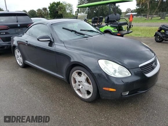 2005 Lexus SC with VIN JTHFN48YX50064985, listed as a Copart auction lot 74622474 with Not Provided miles and Non Repairable. Bid and sale history available at carsss.com. Image 4.