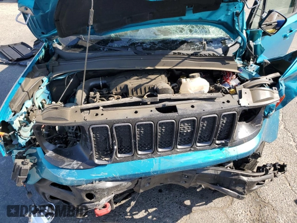 2021 Jeep Renegade Trailhawk with VIN ZACNJDC1XMPN25708, listed as a Copart auction lot 62526485 with 56,816 mi miles and Salvage title. Bid and sale history available at DreamBid. Image 12.