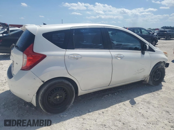 2014 Nissan Note S Plus with VIN 3N1CE2CP6EL371860, listed as a Copart auction lot 53370445 with 201,568 mi miles and Salvage Title. Bid and sale history available at DreamBid. Image 3.