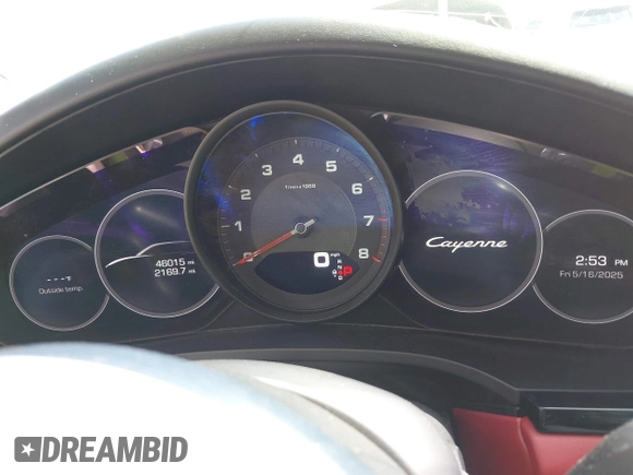 2019 Porsche Cayenne с VIN WP1AA2AY3KDA14678, выставлен на аукционе IAAI как лот 42289286 с пробегом 46 015 миль миль и . История ставок и продаж доступна на DreamBid. Изображение 7.
