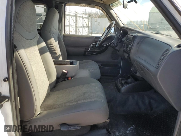2001 Ford Ranger XL Fleet with VIN 1FTZR15E21TA50809, listed as a Copart auction lot 45327255 with 254,281 mi miles and Salvage Title. Bid and sale history available at DreamBid. Image 7.