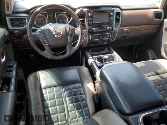 2016 Nissan Titan XD Platinum Reserve with VIN 1N6BA1F42GN501231, listed as a Copart auction lot 55454804 with 93,407 mi miles and Salvage Title. Bid and sale history available at carsss.com. Image 8.