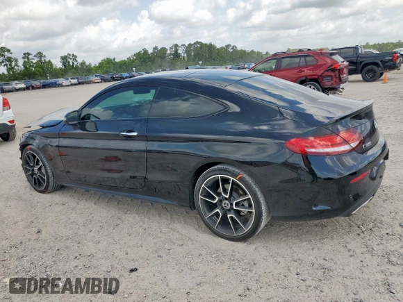 2020 Mercedes-Benz C 300 with VIN W1KWJ8DB2LG035075, listed as a Copart auction lot 59785705 with 27,792 mi miles and Salvage title. Bid and sale history available at DreamBid. Image 2.