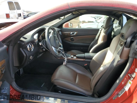 2015 Mercedes-Benz SLK-Class SLK 250 with VIN WDDPK4HA4FF104659, listed as a Copart auction lot 45930934 with 23,641 mi miles. Bid and sale history available at carsss.com. Image 7.