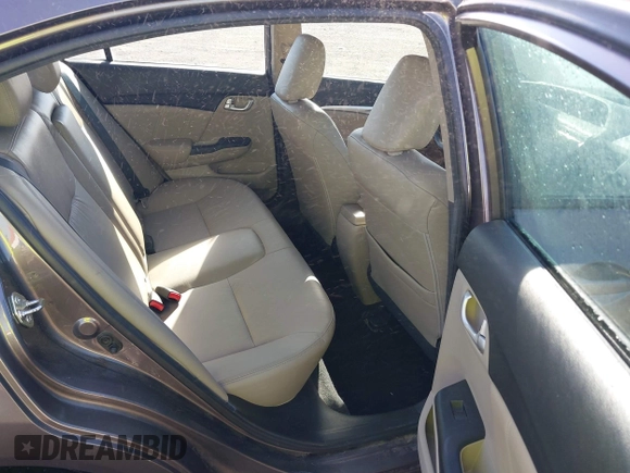 2015 Honda Civic Sedan EX-L with VIN 19XFB2F94FE058649, listed as a IAAI auction lot 41845076 with 191,652 mi miles. Bid and sale history available at carsss.com. Image 8.