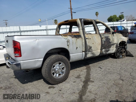 2003 Dodge Ram 2500 ST with VIN 3D7KU28D53G860482, listed as a Copart auction lot 43251844 with 0 mi miles and Salvage Title. Bid and sale history available at carsss.com. Image 3.