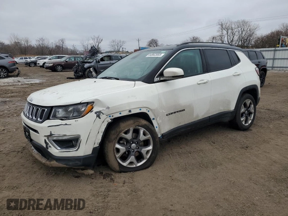 2019 Jeep Compass Limited z VIN 3C4NJDCB2KT828290, wystawiony jako Copart lot #44862855 z przebiegiem 51 660 mil mil oraz Szkoda całkowita • Salvage title. Historia ofert i sprzedaży dostępna na DreamBid. Obrazek 1.