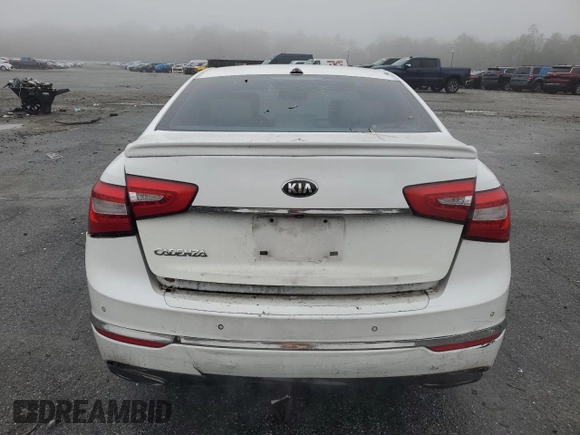 2014 Kia Cadenza Premium with VIN KNALN4D71E5160571, listed as a Copart auction lot 79524064 with 172,395 mi miles and Salvage Title. Bid and sale history available at carsss.com. Image 6.