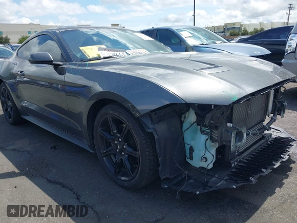 2019 Ford Mustang EcoBoost with VIN 1FA6P8TH6K5202441, listed as a IAAI auction lot 41896129 with 49,882 mi miles and . Bid and sale history available at carsss.com. Image 1.
