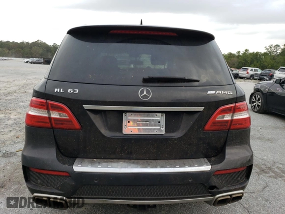 2015 Mercedes-Benz M 63 AMG with VIN 4JGDA7EB0FA440509, listed as a Copart auction lot 73954174 with 74,650 mi miles and Salvage Title. Bid and sale history available at carsss.com. Image 6.