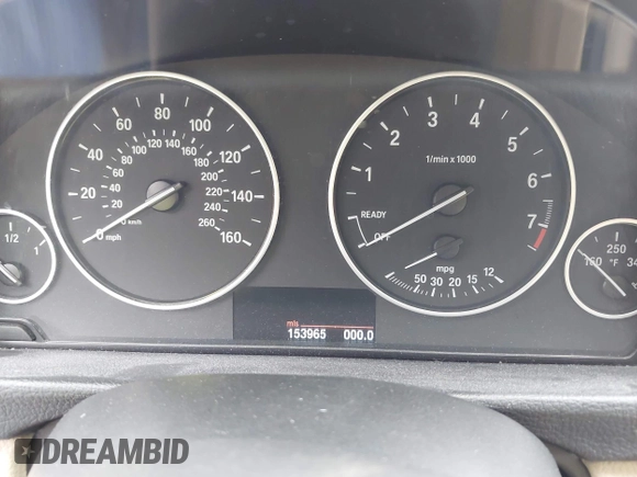 2013 BMW 3 Series 328i xDrive with VIN WBA3B5C5XDJ598557, listed as a IAAI auction lot 42747733 with 153,989 mi miles and . Bid and sale history available at DreamBid. Image 7.