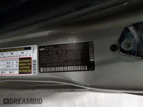 2008 MINI Convertible S z VIN WMWRH335X8TL96812, wystawiony jako Copart lot #85716254 z przebiegiem 50 204 mil mil oraz Szkoda całkowita • Salvage title. Historia ofert i sprzedaży dostępna na DreamBid. Obrazek 12.