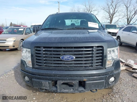 2014 Ford F-150 XL with VIN 1FTFW1EF2EKD90252, listed as a IAAI auction lot 41460388 with 153,491 mi miles. Bid and sale history available at carsss.com. Image 12.