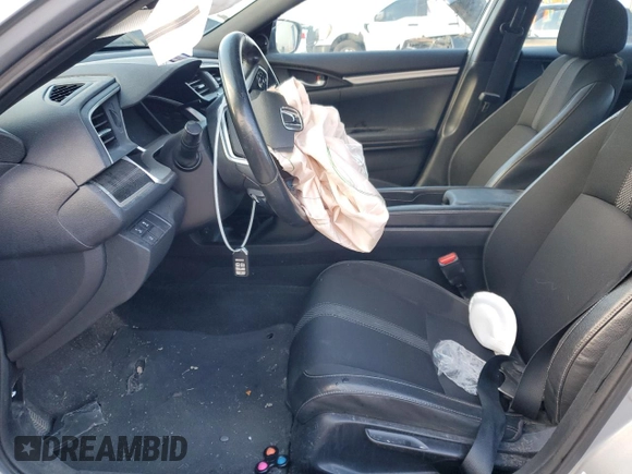 2019 Honda Civic Sport with VIN 2HGFC2F83KH590205, listed as a Copart auction lot 50060315 with 70,167 mi miles and Salvage Title. Bid and sale history available at DreamBid. Image 7.