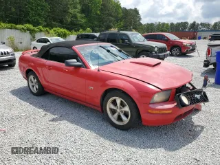 2007 Ford Mustang GT Deluxe with VIN 1ZVHT85H675346717, listed as a Copart auction lot 54911565 with 194,020 mi miles and Salvage title. Bid and sale history available at DreamBid. Image 4.