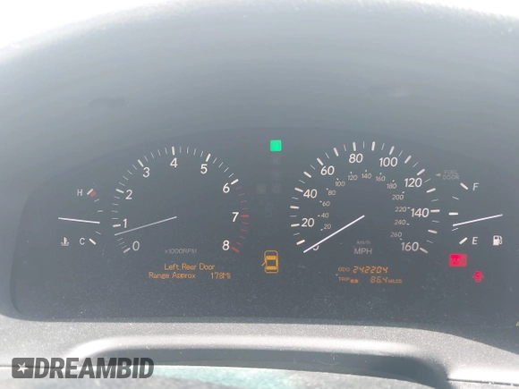 2004 Lexus LS 430 z VIN JTHBN36F140172016, wystawiony jako IAAI lot #42128428 z przebiegiem 242 204 mil mil oraz . Historia ofert i sprzedaży dostępna na DreamBid. Obrazek 7.