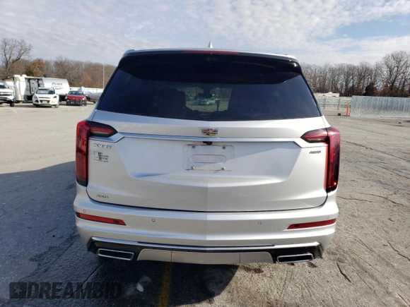 2020 Cadillac XT6 AWD Premium Luxury with VIN 1GYKPFRS0LZ118863, listed as a Copart auction lot 85101764 with 30,206 mi miles and Salvage Title. Bid and sale history available at carsss.com. Image 6.