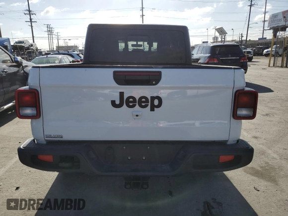 2021 Jeep Gladiator Sport S with VIN 1C6HJTAG3ML508147, listed as a Copart auction lot 56986865 with 43,407 mi miles and Salvage title. Bid and sale history available at DreamBid. Image 6.