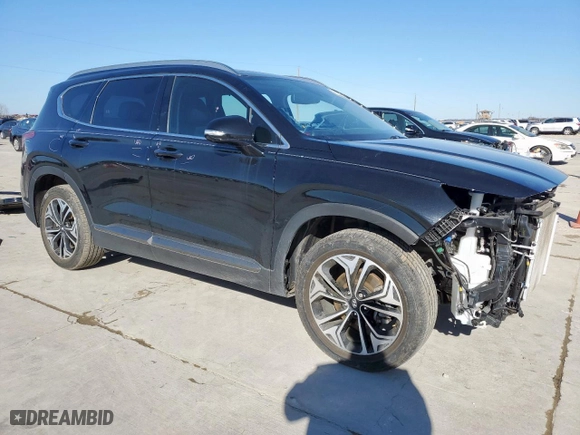 2019 Hyundai Santa Fe Limited with VIN 5NMS53AA5KH072561, listed as a Copart auction lot 47858945 with 45,323 mi miles and Salvage Title. Bid and sale history available at carsss.com. Image 4.