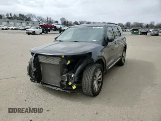 2020 Ford Explorer XLT with VIN 1FMSK8DH7LGC26593, listed as a Copart auction lot 49618145 with 191,010 mi miles and Salvage Title. Bid and sale history available at DreamBid. Image 12.