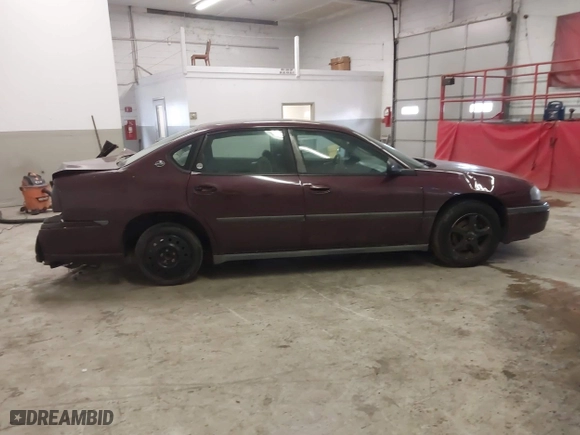 2003 Chevrolet Impala with VIN 2G1WF52K739196297, listed as a IAAI auction lot 41614371 with 155,101 mi miles. Bid and sale history available at carsss.com. Image 14.