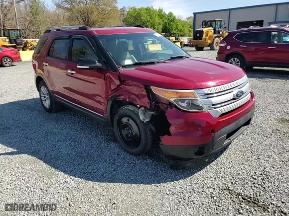 2014 Ford Explorer XLT with VIN 1FM5K7D8XEGA78837, listed as a Copart auction lot 50043015 with 133,612 mi miles and Salvage Title. Bid and sale history available at carsss.com. Image 11.