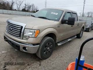 2012 Ford F-150 XL with VIN 1FTFW1ET6CFA42871, listed as a Copart auction lot 45657024 with 164,535 mi miles and Salvage Title. Bid and sale history available at carsss.com. Image 1.