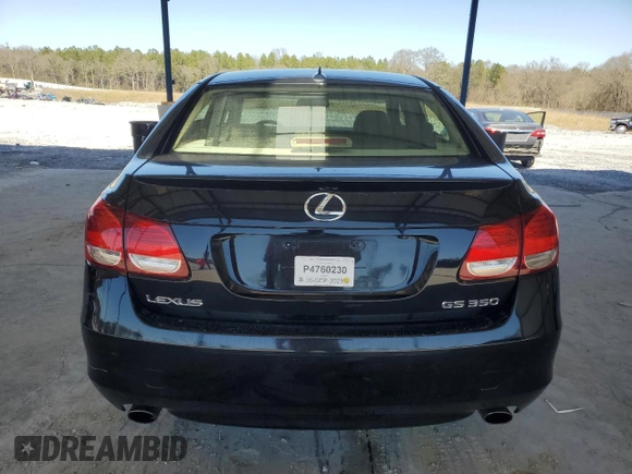 2009 Lexus GS 350 with VIN JTHBE96S690044880, listed as a Copart auction lot 48310005 with 157,773 mi miles and Salvage Title. Bid and sale history available at carsss.com. Image 6.
