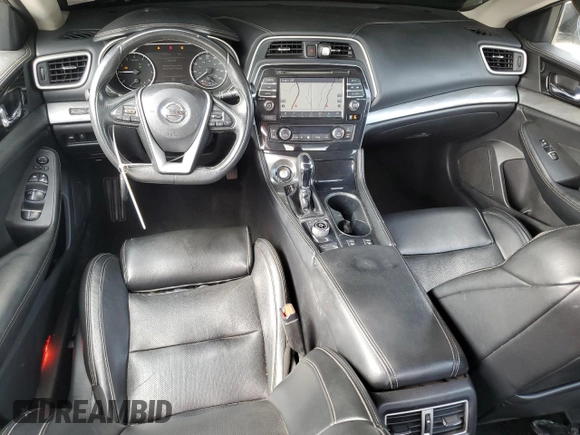 2018 Nissan Maxima SV with VIN 1N4AA6AP4JC367974, listed as a Copart auction lot 59281855 with 48,719 mi miles and Salvage title. Bid and sale history available at DreamBid. Image 8.