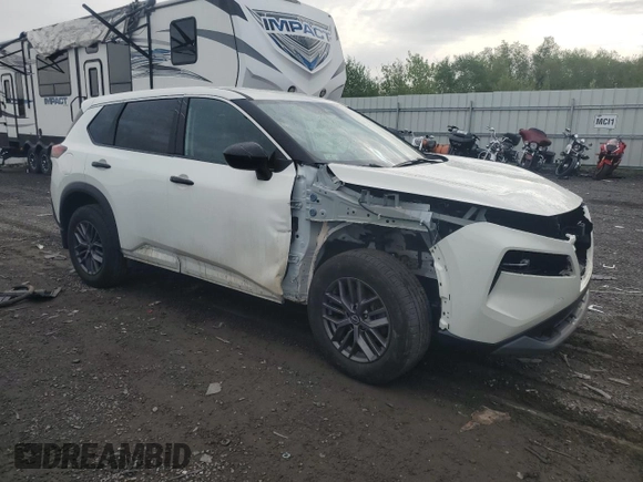 2023 Nissan Rogue S with VIN 5N1BT3AB5PC928327, listed as a Copart auction lot 55635015 with 15,159 mi miles and Salvage title. Bid and sale history available at DreamBid. Image 4.
