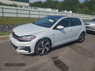 2018 Volkswagen Golf GTI S with VIN 3VW447AU6JM296850, listed as a Copart auction lot 62010284 with 76,138 mi miles and Non Repairable. Bid and sale history available at carsss.com. Image 1.